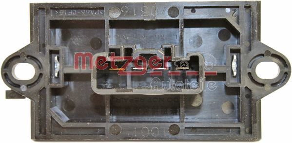 METZGER 0917269 ORIGINAL ERSATZTEIL Widerstand, Innenraumgebläse